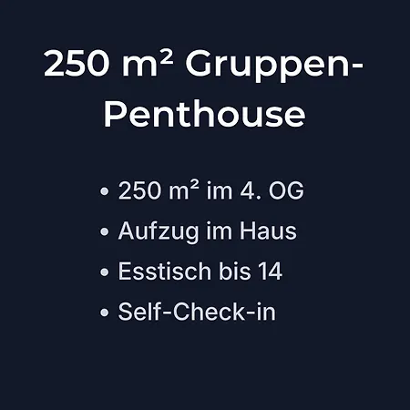 Design Penthouse - 4sz - 2baeder - Whirlpool - 2 Parkplaetze - Dachterrasse *